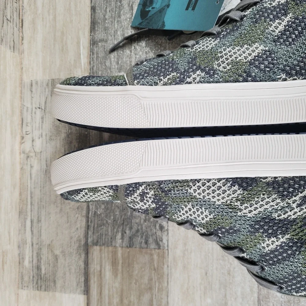 Toms Trvl Lite Mens Shoes Sz 9 Dusty Olive Flecktarn Pattern High Top Sneaker